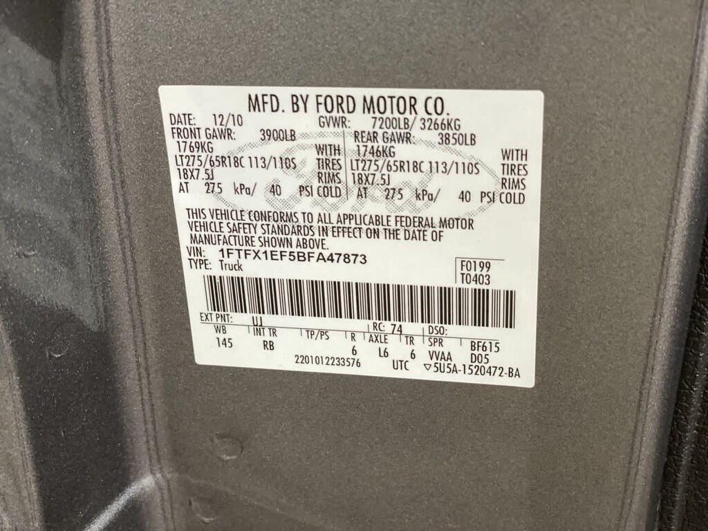 Used 2011 Ford F-150 Truck Super Cab