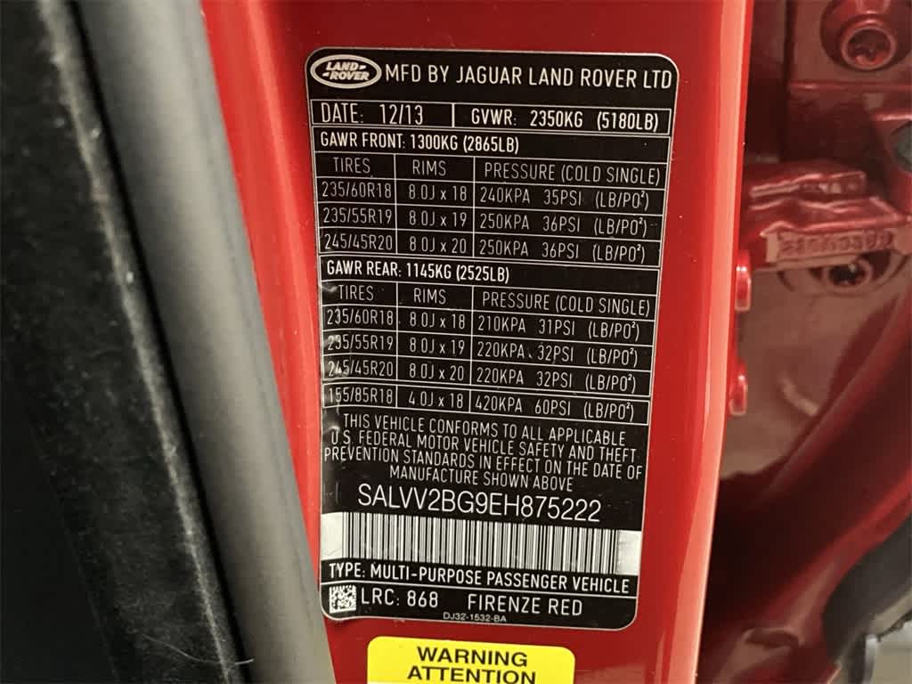 Thumbnail: 2014 Land Rover Range Rover Evoque - 33