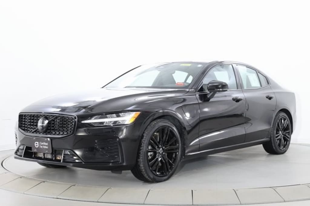 Certified 2023 Volvo S60 Recharge Plug-In Hybrid Plus Black Sedan