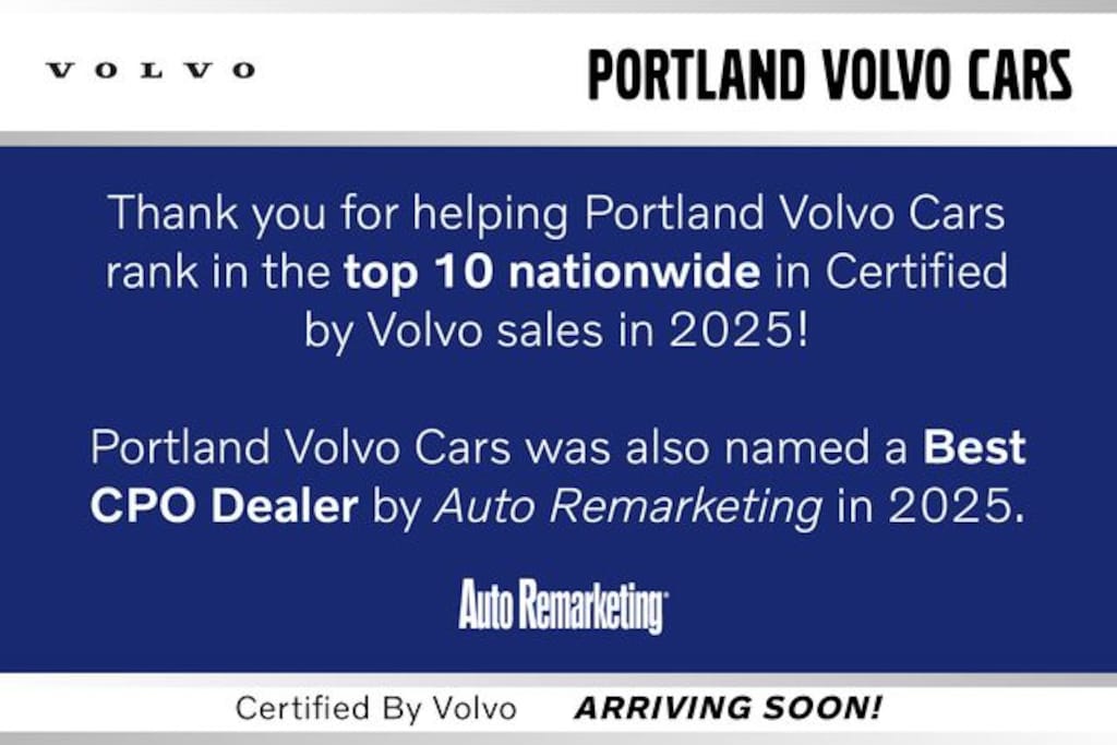 Certified 2025 Volvo XC40 B5 Plus Dark Theme SUV