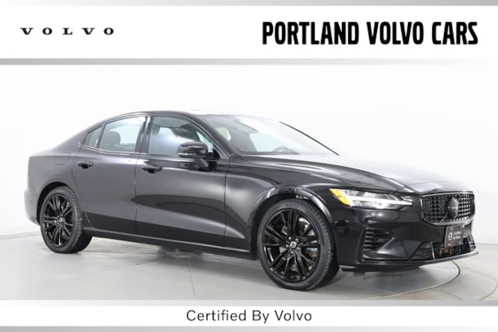 Certified 2023 Volvo S60 Recharge Plug-In Hybrid Plus Black Sedan