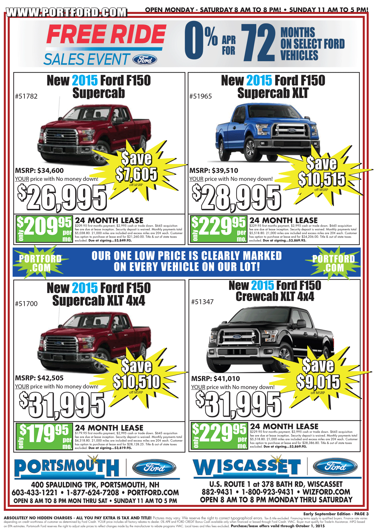 portsmouth ford lincoln new ford dealership in portsmouth nh 03801 portford flyer