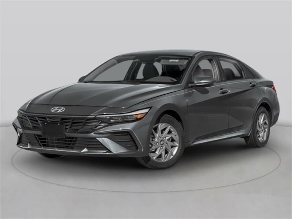 Used 2025 Hyundai Elantra Hybrid Blue Sedan