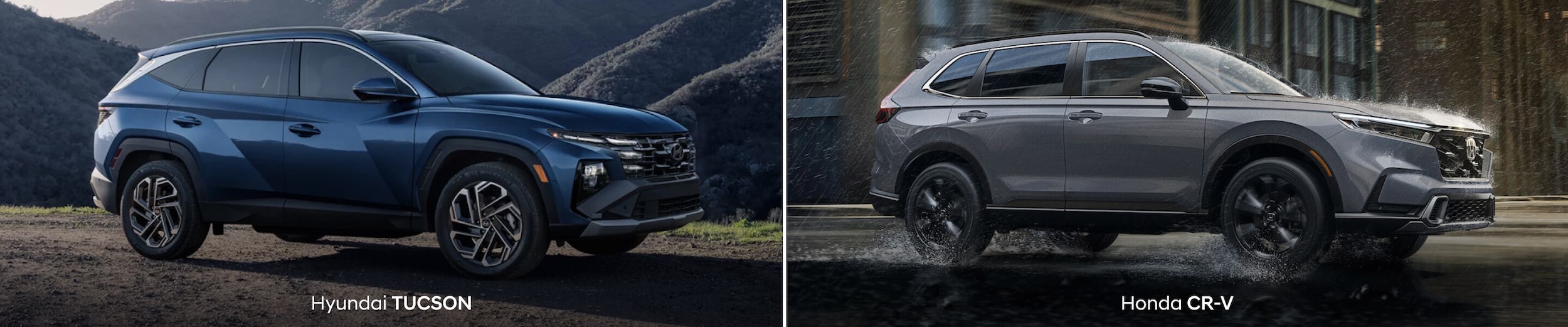 Hyundai Tucson Vs. Honda CR-V comparison