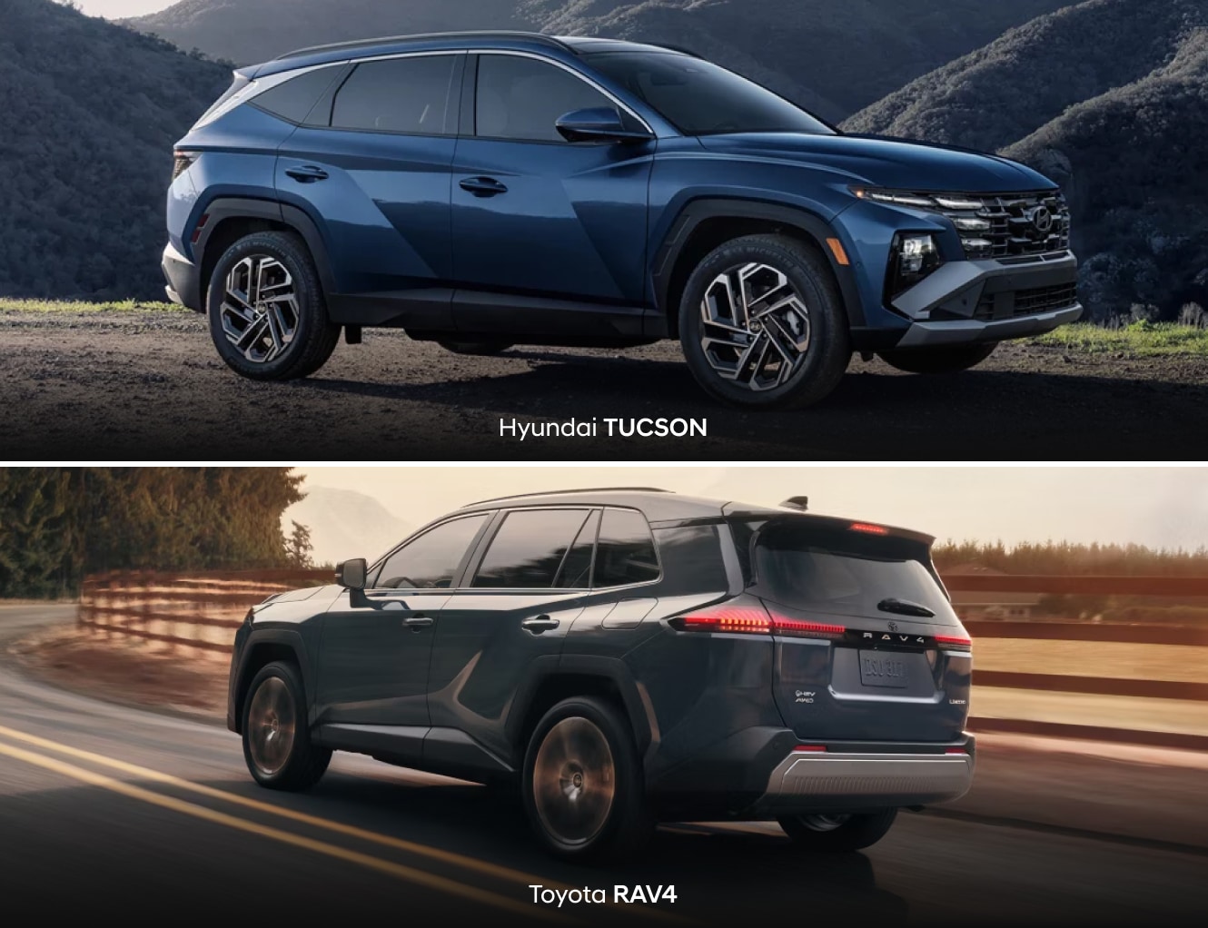 Hyundai Tucson vs. Toyota RAV4 Specs