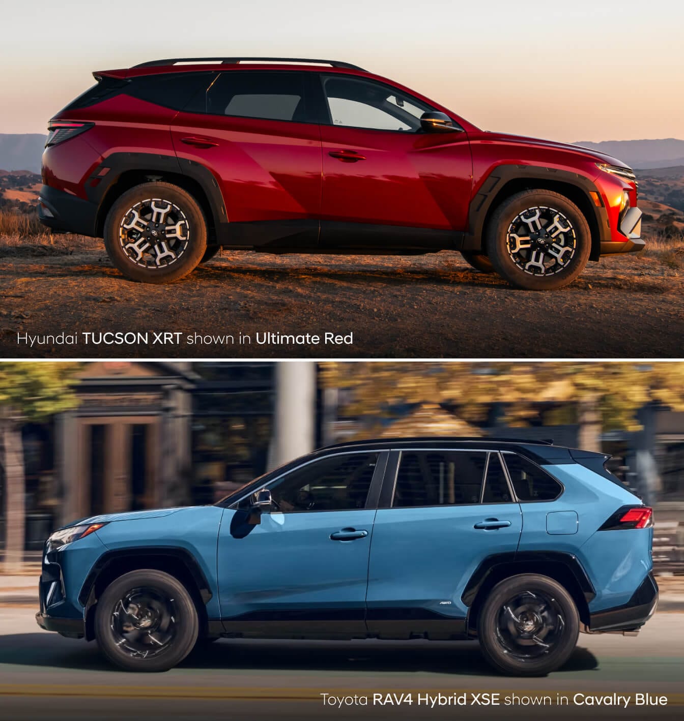 Hyundai Tucson vs. Toyota RAV4 Specs