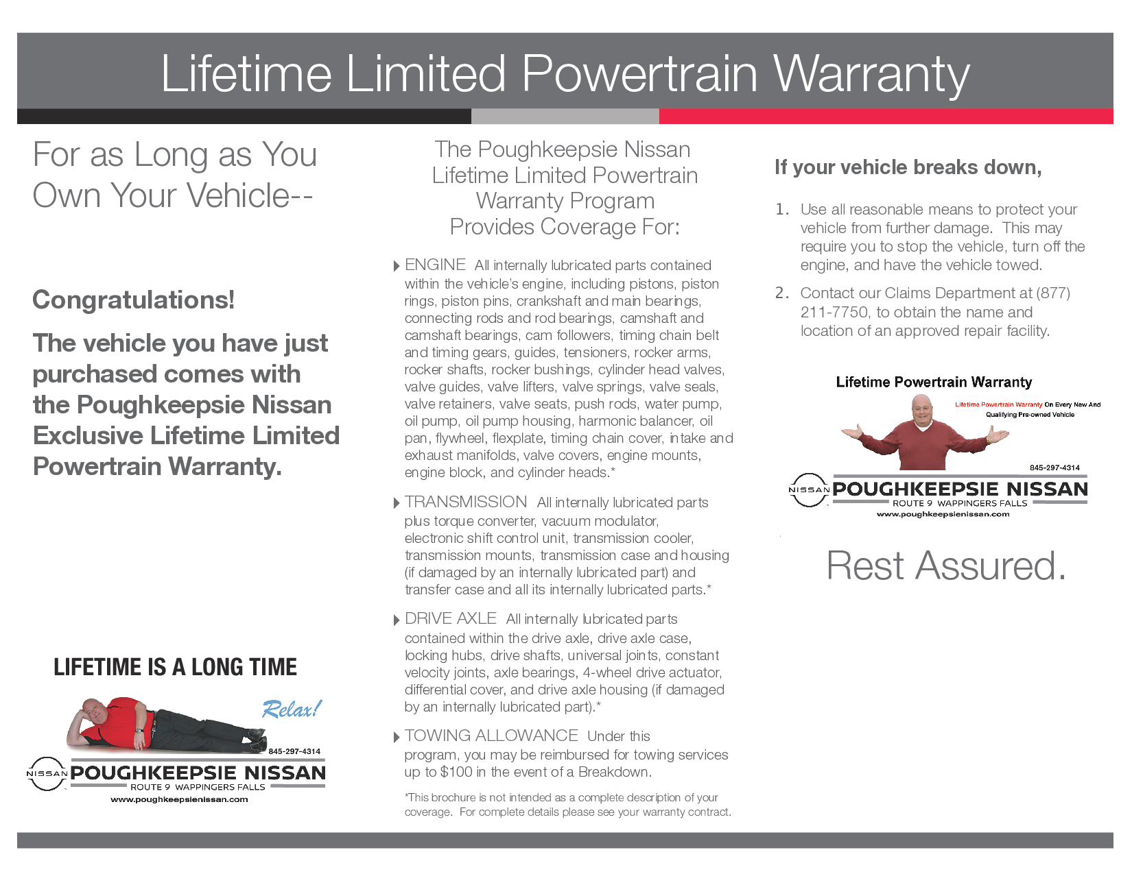 Poughkeepsie Nissan Lifetime Powertrain Warranty Poughkeepsie Nissan