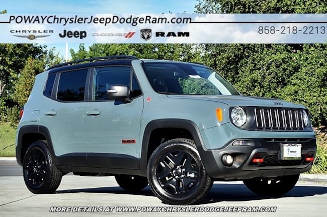 new 2018 jeep renegade trailhawk 4x4 for sale poway ca