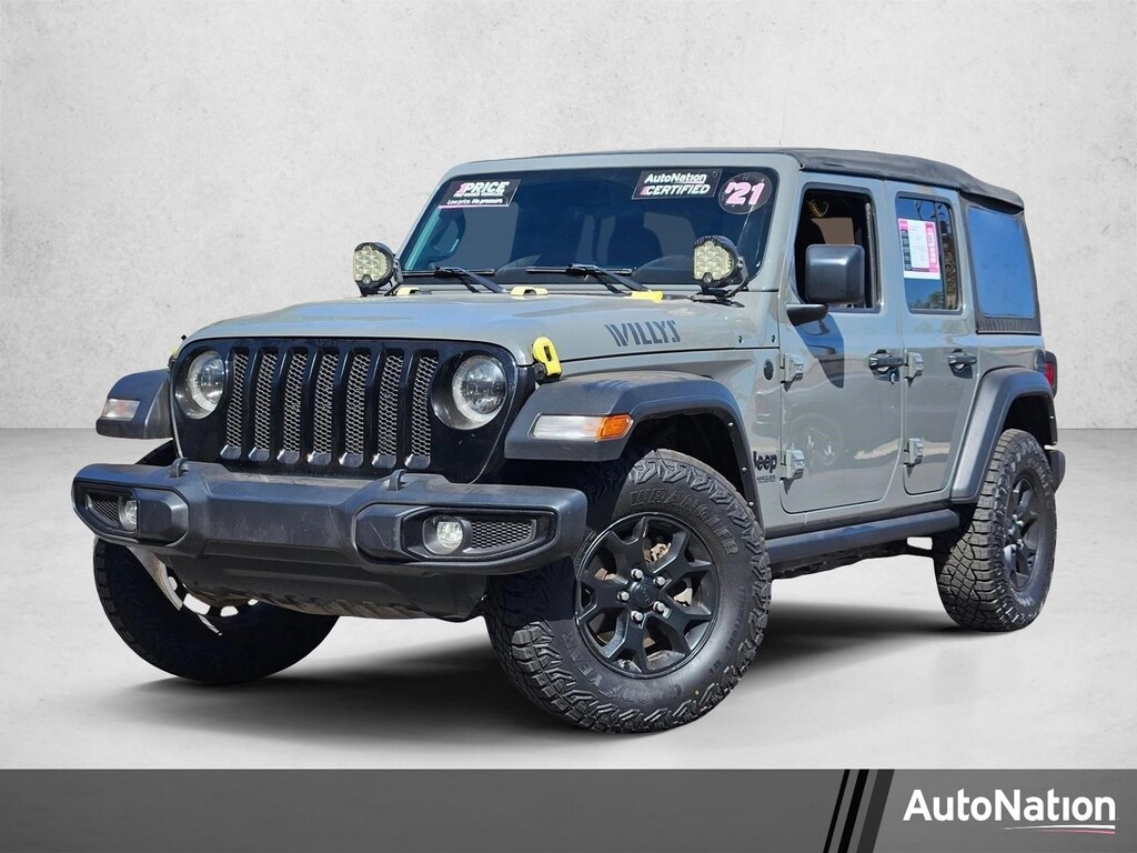 Used 2021 Jeep Wrangler Unlimited Willys Sport Utility