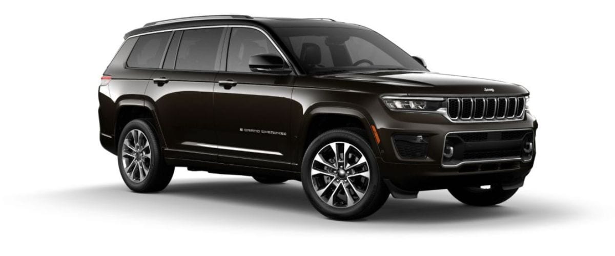 Jeep Grand Cherokee L in Rocky Mountain Pearl-Coat/Black Clear-Coat duo tone