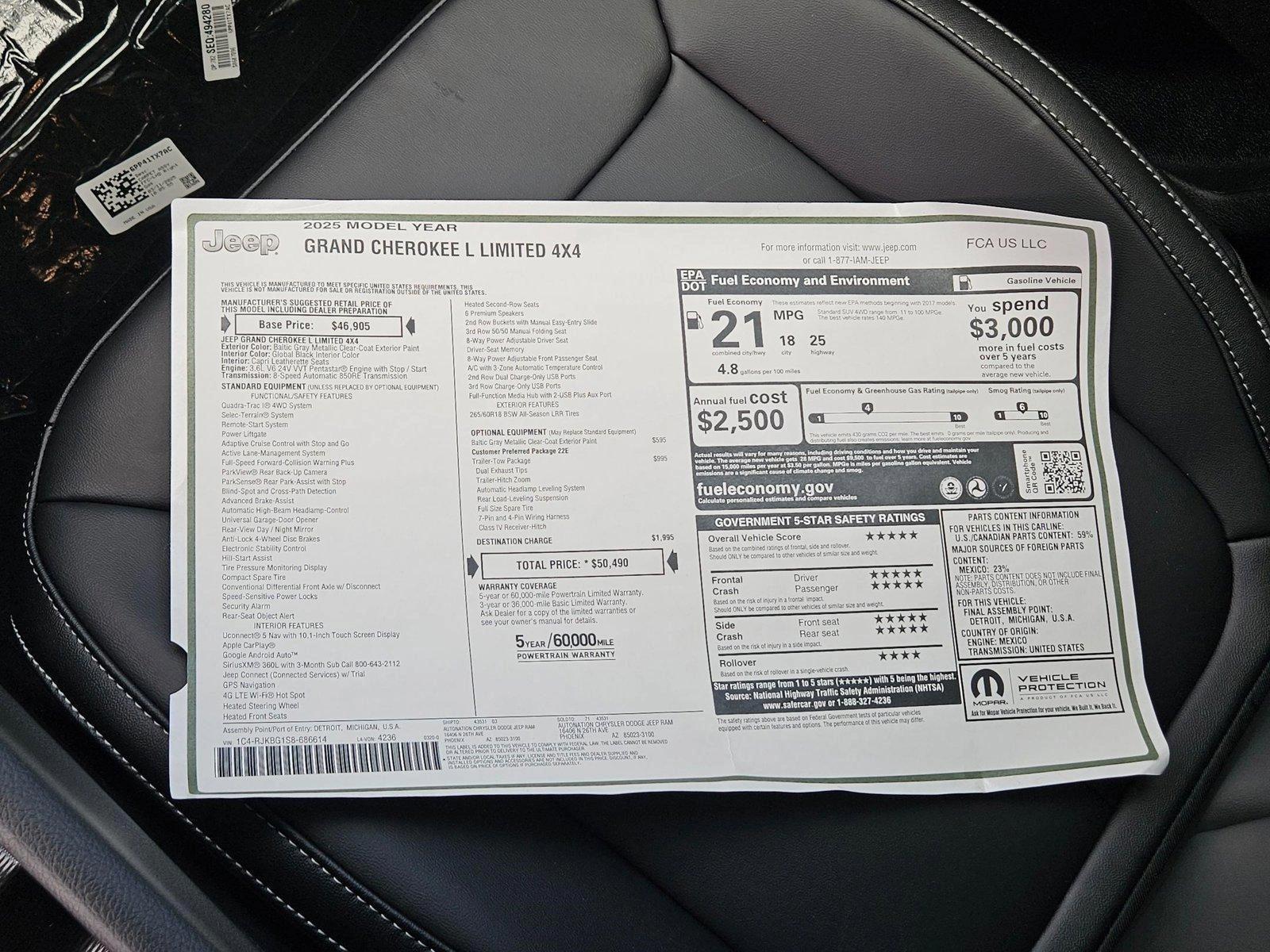 2025 Jeep Grand Cherokee L Limited - Photo 17