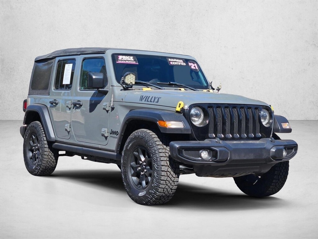 Used 2021 Jeep Wrangler Unlimited Willys Sport Utility
