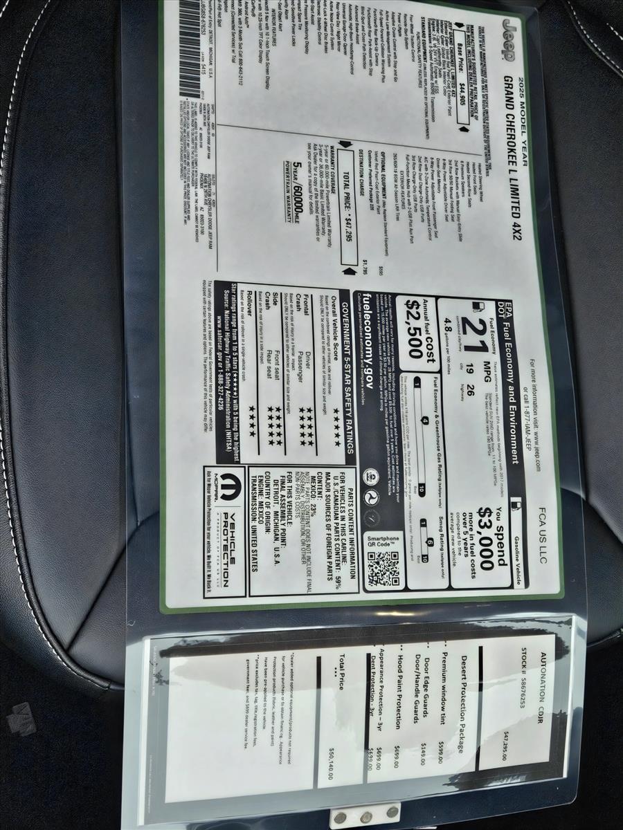 2025 Jeep Grand Cherokee L Limited - Photo 22