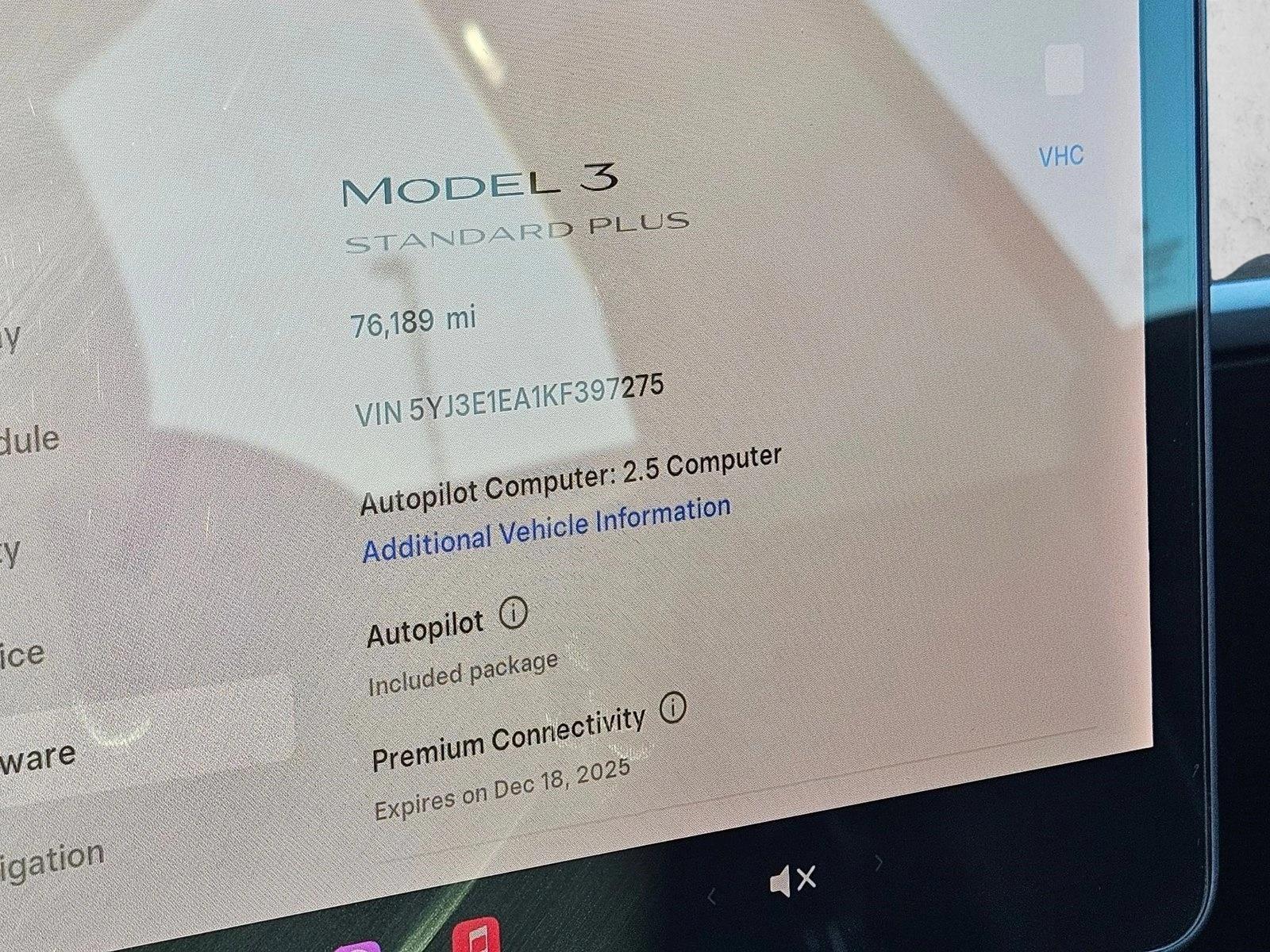 Used 2019 Tesla Model 3 Base with VIN 5YJ3E1EA1KF397275 for sale in Phoenix, AZ