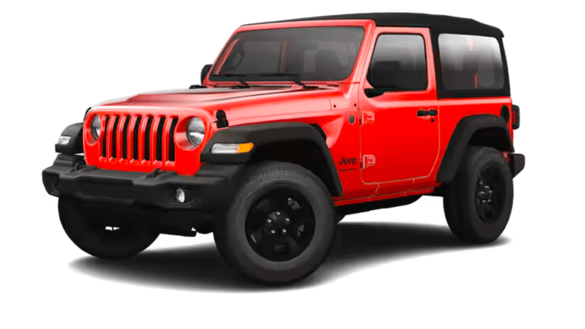 Jeep Wrangler in 
Firecracker Red