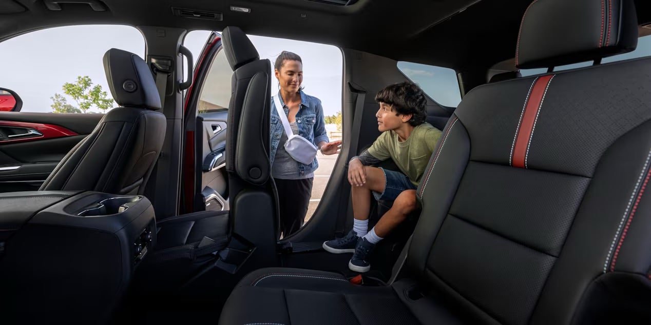 2026 Chevy Traverse third row lifestyle comfortable seating