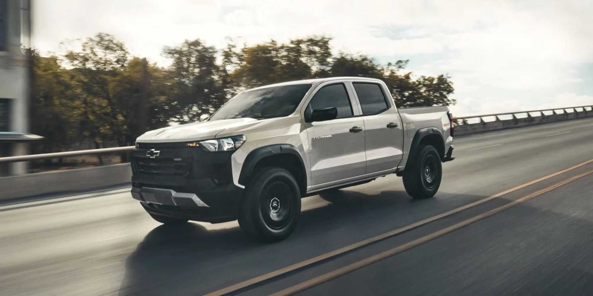 2026 Chevy Colorado on the highway near Fayetteville, NC
