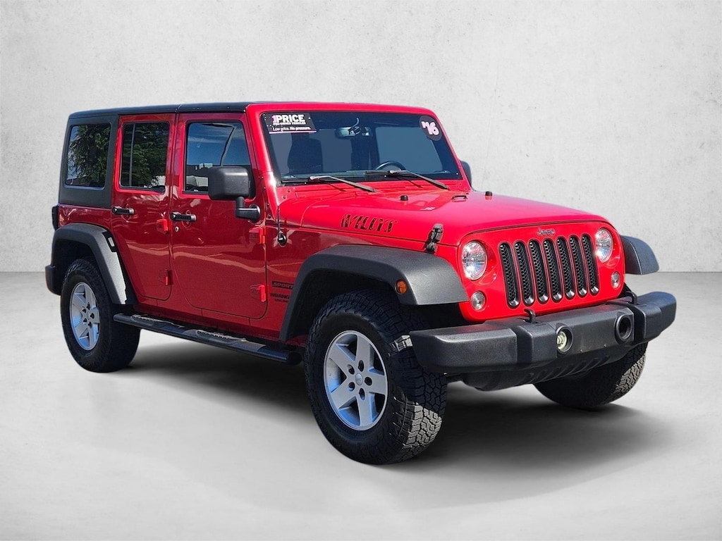 Used 2016 Jeep Wrangler JK Unlimited Sport SUV
