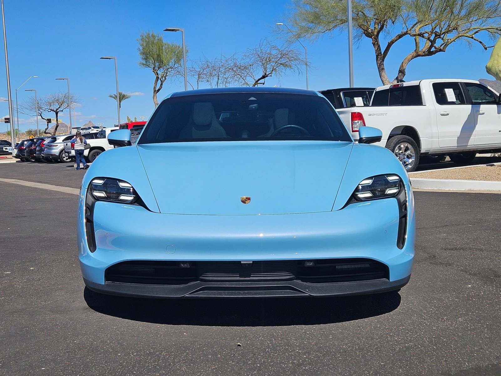 Used 2021 Porsche Taycan S with VIN WP0AB2Y18MLA40096 for sale in Scottsdale, AZ