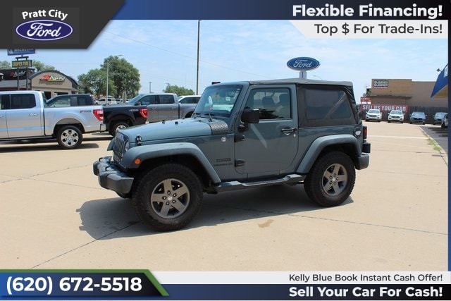 Used 2014 Jeep Wrangler Sport with VIN 1C4AJWAG4EL171694 for sale in Pratt, KS