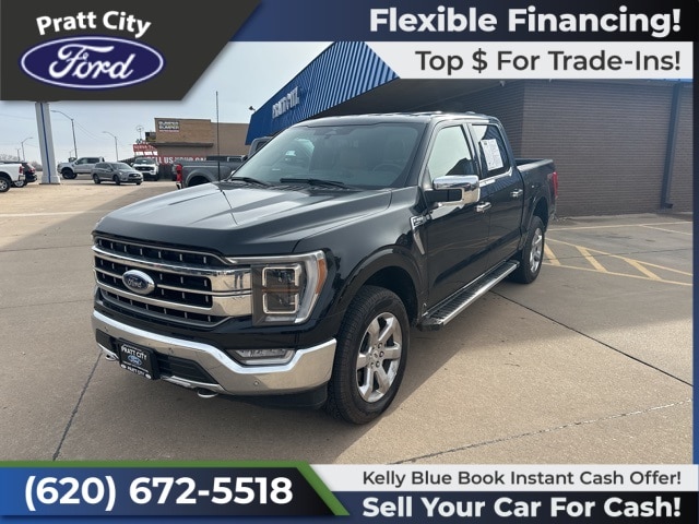 Used 2023 Ford F-150 Lariat with VIN 1FTFW1E50PKE03848 for sale in Pratt, KS