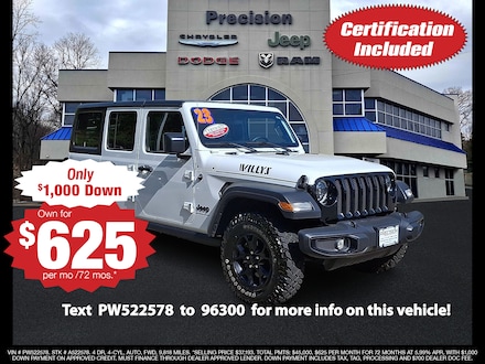 2023 Jeep Wrangler 4-Door Willys 4x4 Sport Utility