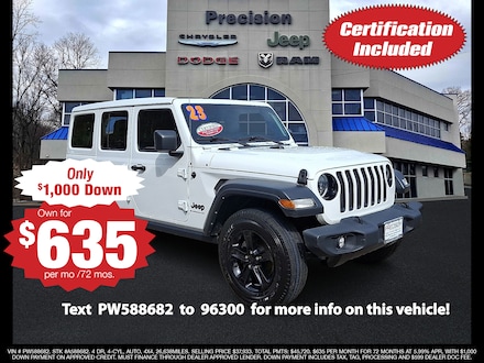 2023 Jeep Wrangler 4-Door Sport Altitude 4x4 Sport Utility