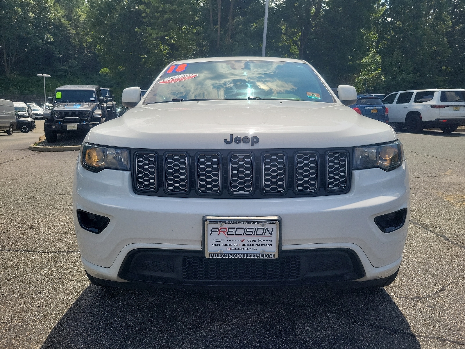 Certified 2018 Jeep Grand Cherokee Altitude with VIN 1C4RJFAG8JC152952 for sale in Butler, NJ