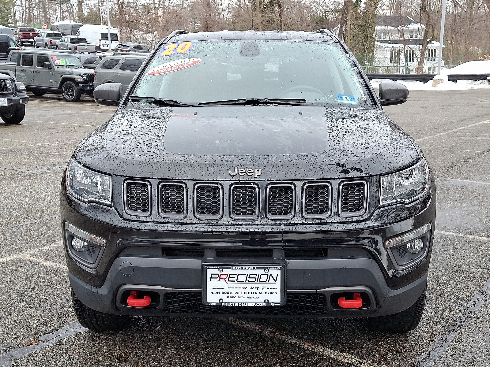 Used 2020 Jeep Compass Trailhawk with VIN 3C4NJDDB7LT161216 for sale in Butler, NJ