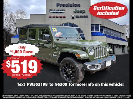 2023 Jeep Wrangler 4xe Sahara 4x4 Sport Utility