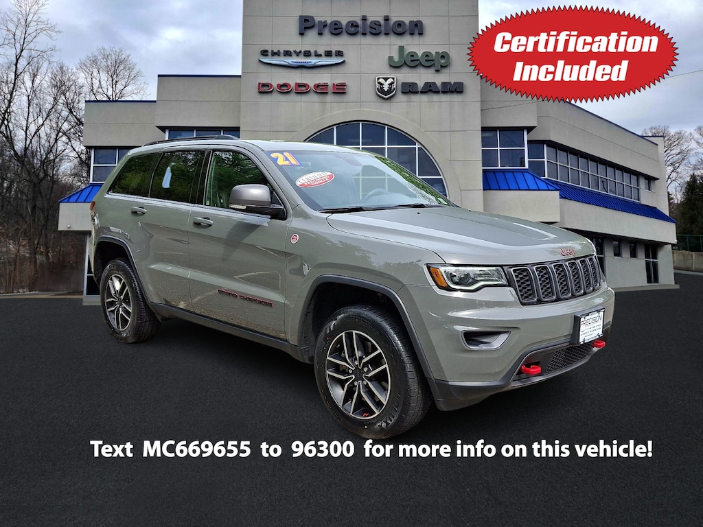 Certified 2021 Jeep Grand Cherokee Trailhawk 4x4 Sport Utility