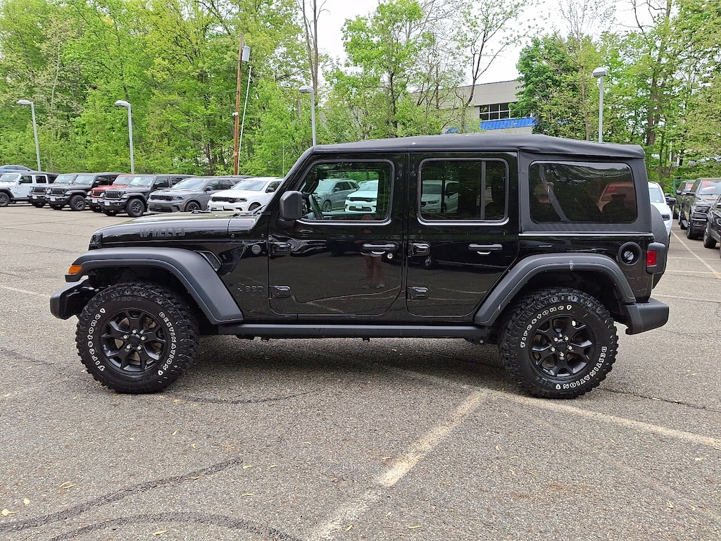 Certified 2023 Jeep Wrangler 4-Door Willys 4x4 Sport Utility