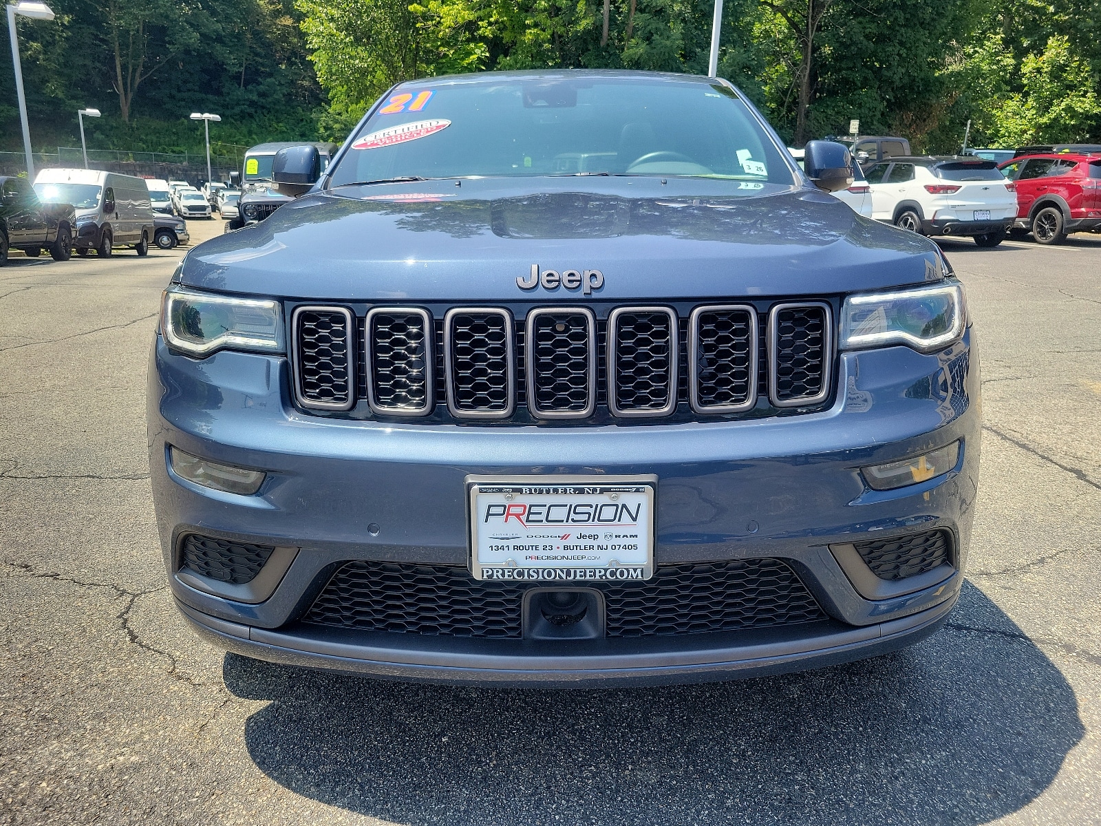 Certified 2021 Jeep Grand Cherokee High Altitude with VIN 1C4RJFCGXMC581866 for sale in Butler, NJ