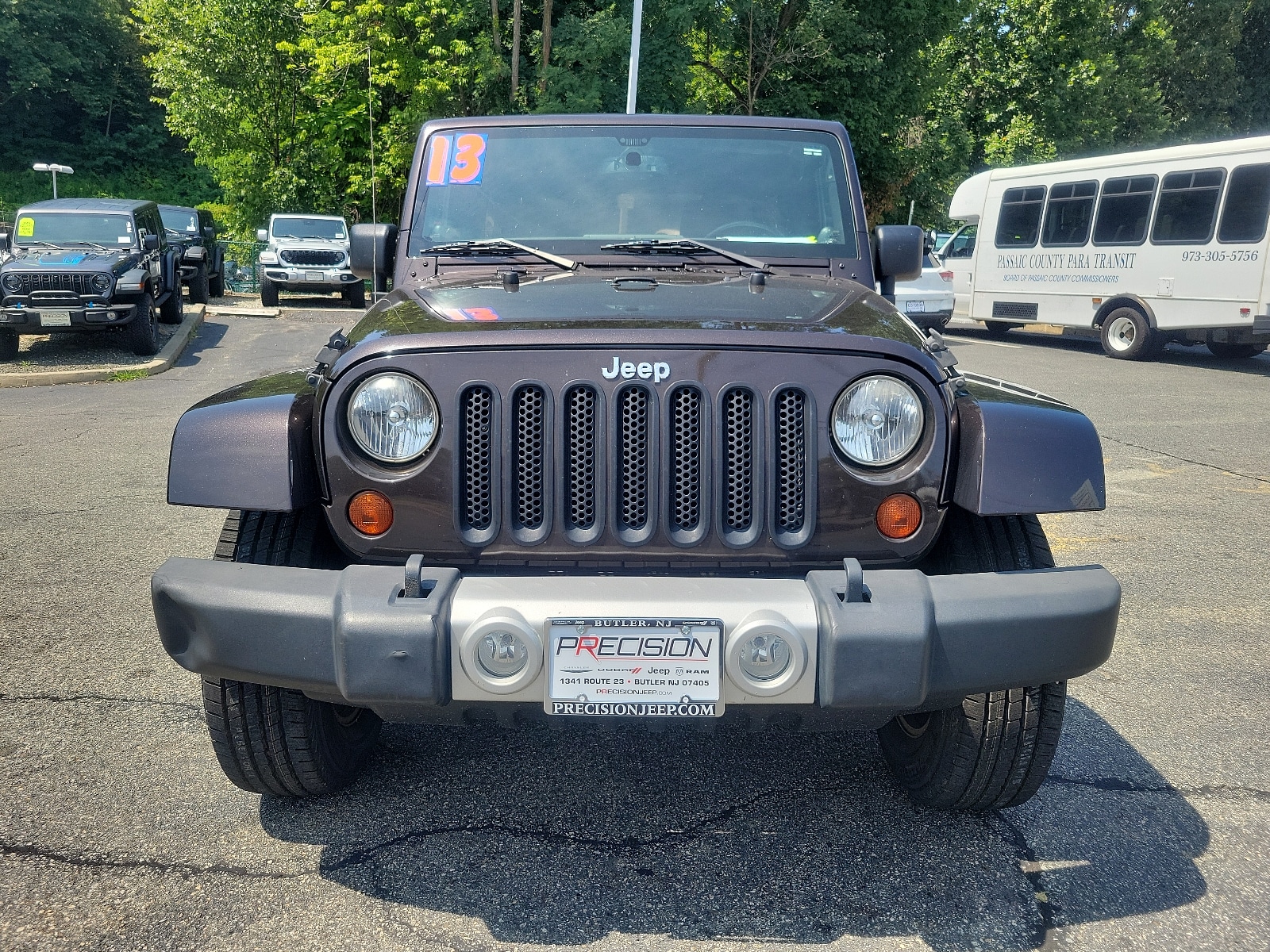 Used 2013 Jeep Wrangler Unlimited Sahara with VIN 1C4BJWEGXDL645967 for sale in Butler, NJ