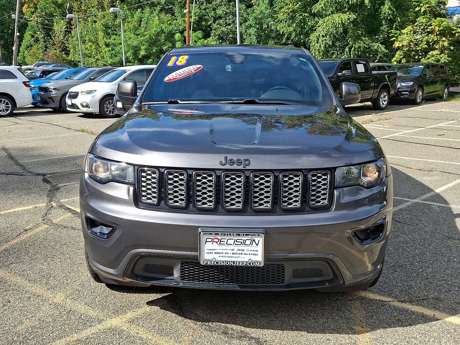 Certified 2018 Jeep Grand Cherokee Altitude with VIN 1C4RJFAG3JC401853 for sale in Butler, NJ