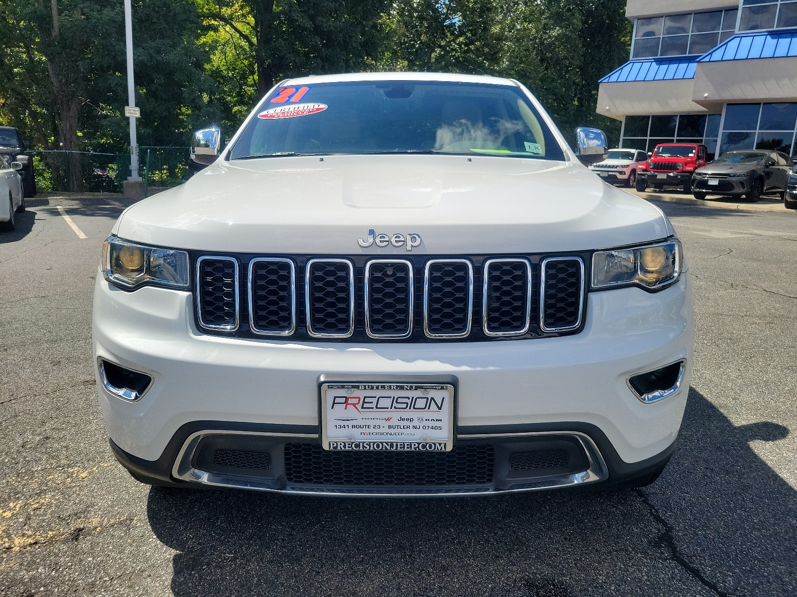 Certified 2021 Jeep Grand Cherokee Limited with VIN 1C4RJFBG0MC779681 for sale in Butler, NJ