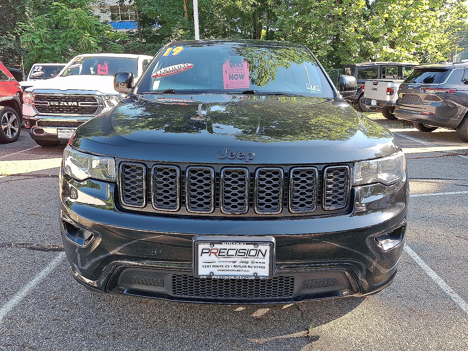 Certified 2019 Jeep Grand Cherokee Altitude with VIN 1C4RJFAGXKC818839 for sale in Butler, NJ