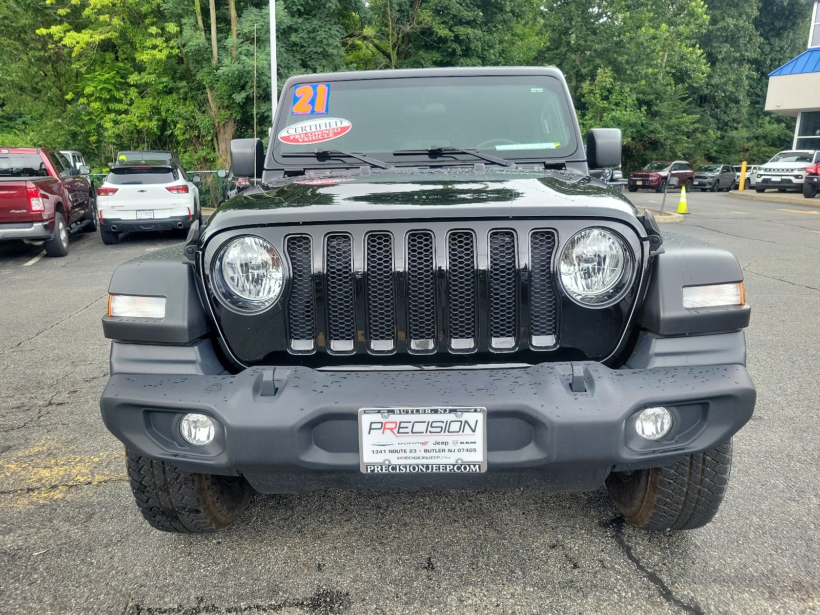 Certified 2021 Jeep Wrangler Unlimited Altitude with VIN 1C4HJXDN9MW546586 for sale in Butler, NJ