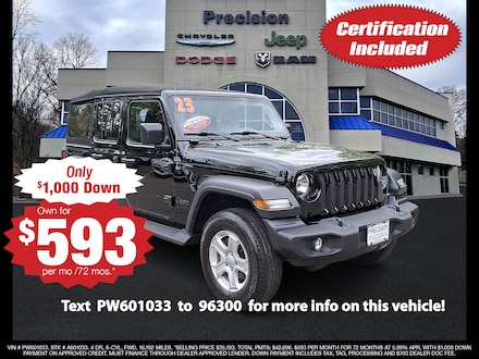 2023 Jeep Wrangler 4-Door Sport S 4x4 Sport Utility