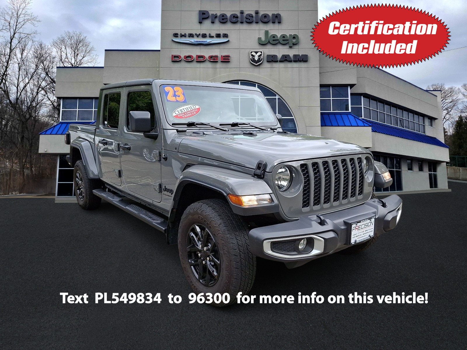 2023 Jeep Gladiator Sport S 4x4 Crew Cab