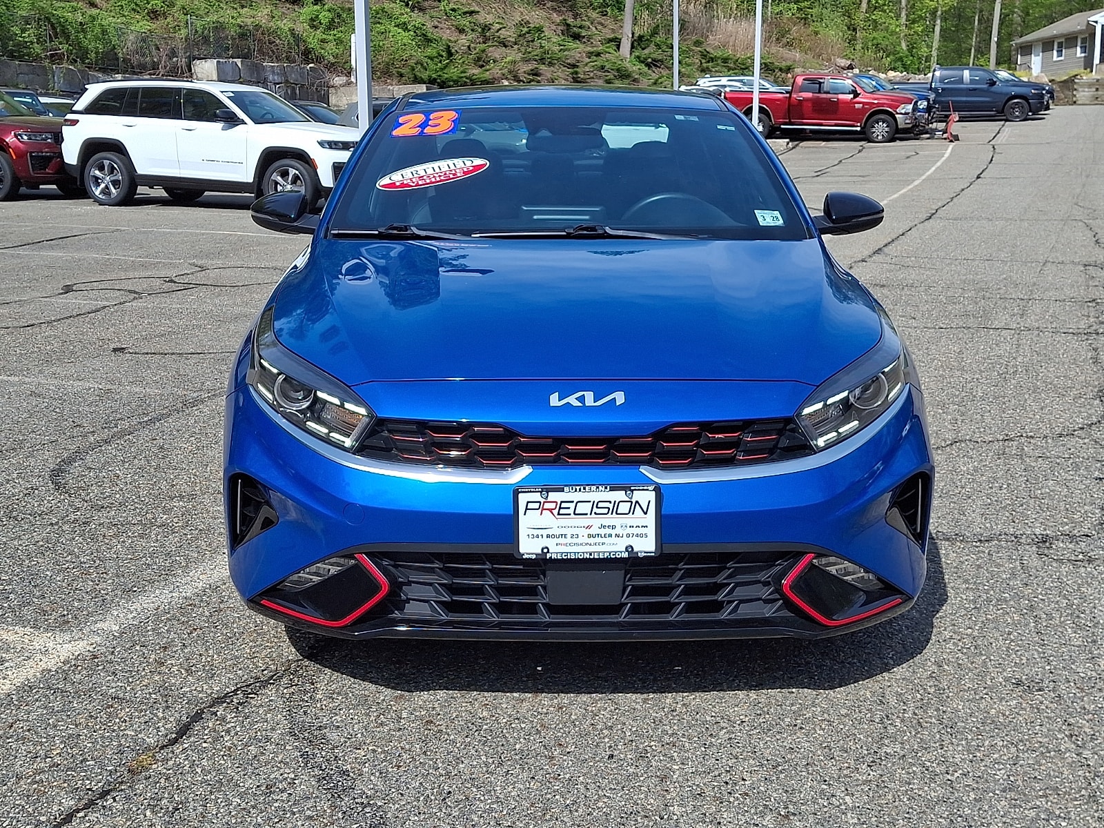 Certified 2023 Kia Forte GT-Line with VIN 3KPF54AD3PE607631 for sale in Butler, NJ