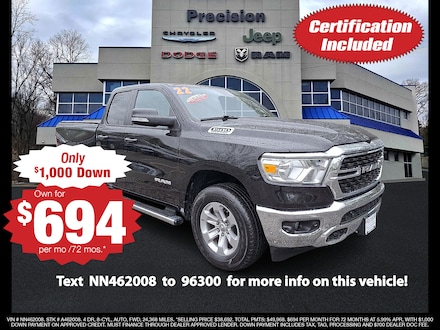 2022 Ram 1500 Big Horn Quad Cab 4x4 64 Box Quad Cab