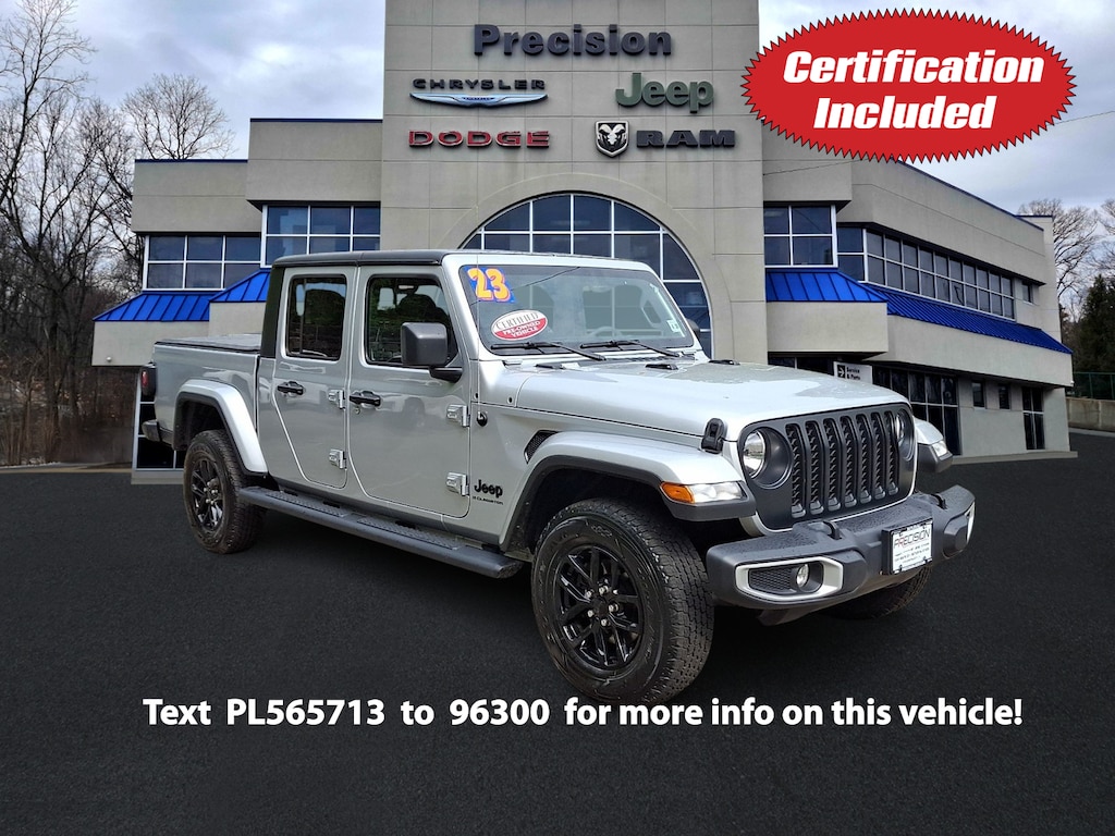 Certified 2023 Jeep Gladiator Sport S 4x4 Crew Cab