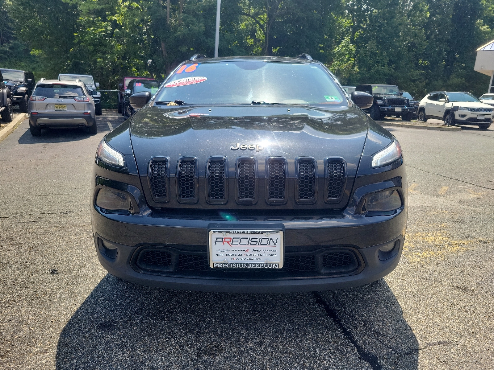 Certified 2016 Jeep Cherokee High Altitude with VIN 1C4PJMDB8GW328336 for sale in Butler, NJ