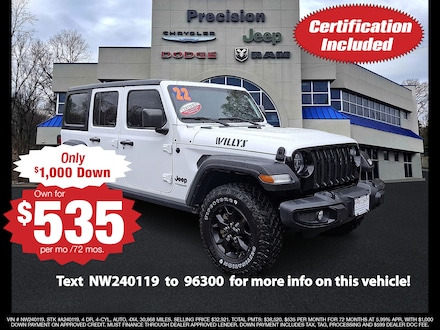 2022 Jeep Wrangler Unlimited Willys 4x4 Sport Utility