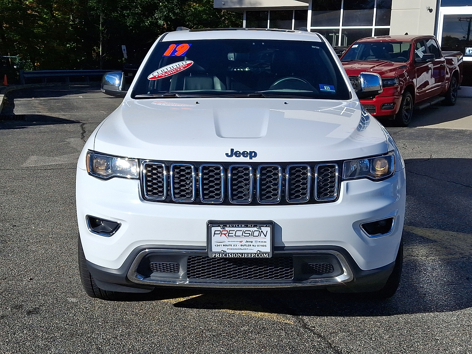 Certified 2019 Jeep Grand Cherokee Limited with VIN 1C4RJFBGXKC542046 for sale in Butler, NJ