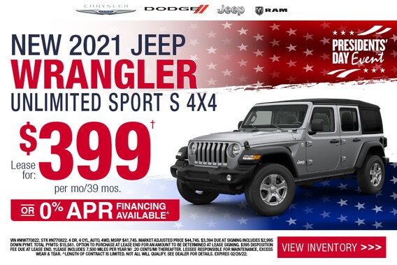 New Jeep Wrangler Special in Butler, NJ | Precision Chrysler Jeep Dodge Ram