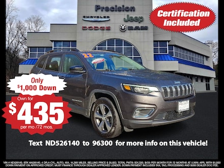 2022 Jeep Cherokee Limited 4x4 Sport Utility