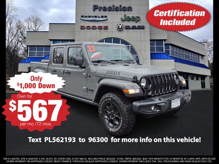2023 Jeep Gladiator Willys 4x4 Crew Cab