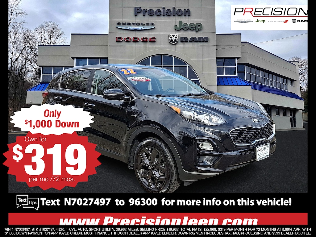 Certified 2022 Kia Sportage LX Sport Utility